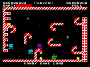 BubbleBack: The Story of Forward to the Past 2 by Davey Sloan for ZX Spectrum