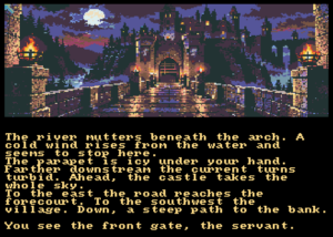 Dracula (Illustrated Edition) by DJSoft for Amiga OCS