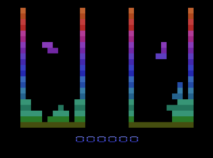 Fightris by artefacto for Atari 2600