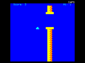 Flappy Bird by RAX for Oric Atmos