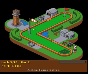 Flieger Minigolf by Fliegeralarm Games for Amiga AGA