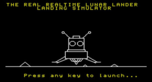 The Real Realtime Lunar Lander Landing Simulator by Kempston for SAM Coupé