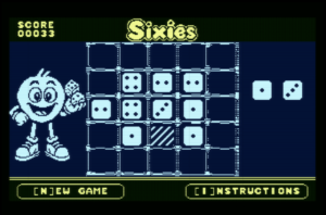 Sixies by dskilton for Atari XL/XE