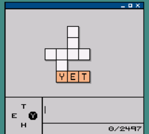 WordCross 26 Professional Edition by atulvi for Game Boy