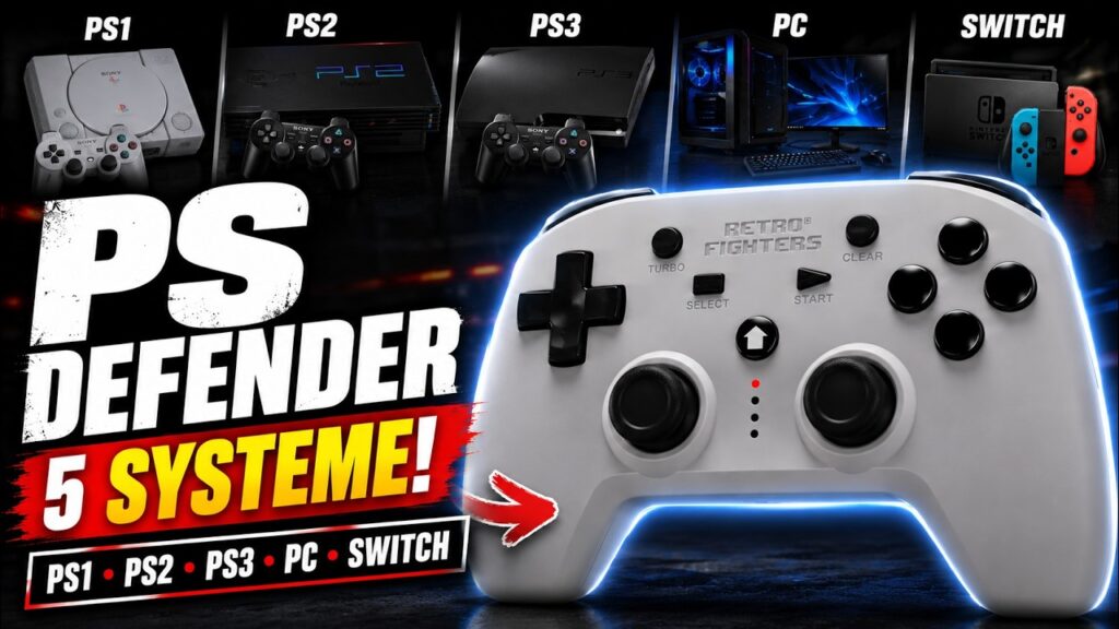 Video: Retro Fighters Defender Test – Der perfekte Controller für PS1, PS2 & PS3? (misc) – PDRoms