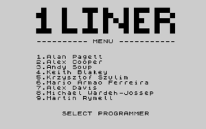 1 Liner Games by Animated ALex for ZX Spectrum