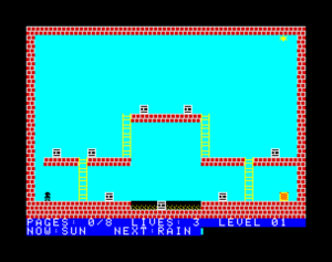 British Weather Simulator by Frogotten Games for ZX Spectrum