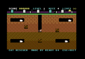 Cat Rescuer by ready64 for Commodore 64
