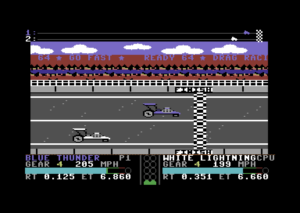 Drag Racing Thunder by ready64 for Commodore 64