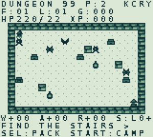 Dungeon 99 by devgb for Game Boy