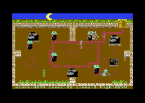 Graveyard Shadows by Rozsoft for Commodore 64