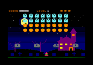 Halloween Invaders by Orko Ready for Amstrad CPC