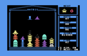 Hatris by dzille for Commodore 64