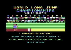 World Long Jump Championships by ready64 for Commodore 64
