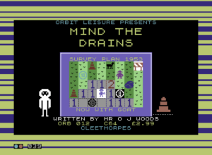 Mind The Drains by O J Woods for Commodore 64
