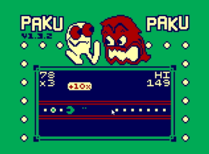 Paku Paku by Shoemaker's Last Software for TRS-80