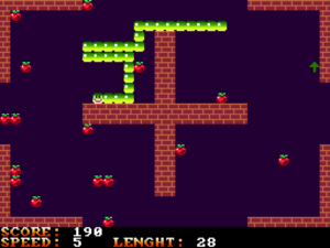 Snake's Snack by Alberto Sgaggero (BCO) for Amiga OCS