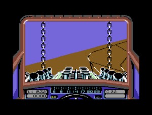 Stunt Car Racer 128 by cobbpg for Commodore 128
