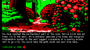 The Secret Of Barron Wood by Alan Pemberton for Sinclair QL