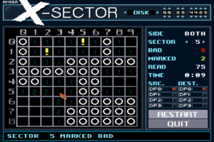 X-Sector by Steve Higgins for Amiga OCS