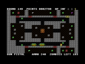 Zombies by Craig A. Leslie for Commodore 64
